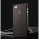 Coque iPhone 4 / 4S ultra-fine design noire mate !