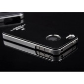Coque iPhone 4 / 4S Aluminium Noire Ultra-Fine