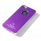Coque iPhone 4 / 4S Violette Aluminium Fine