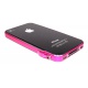 Coque Iphone 4 aluminium Rose ultra-fine avec stylet