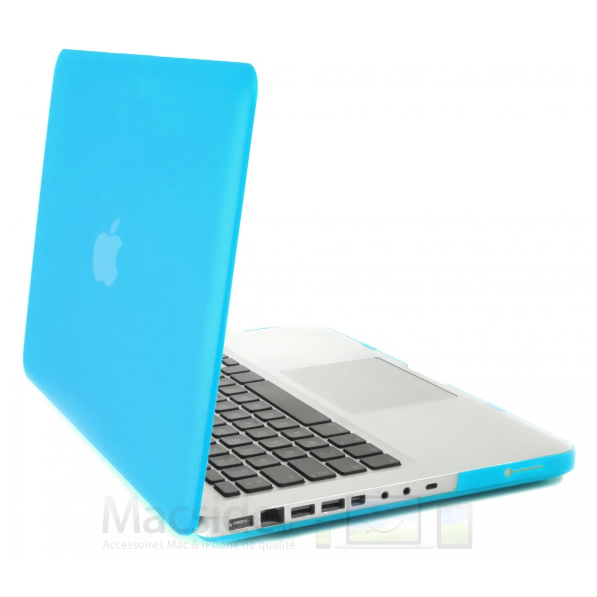 Coque Macbook Pro 13 unibody Bleue