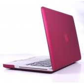 Coque Macbook Pro 13 Bordeaux Mate Velours